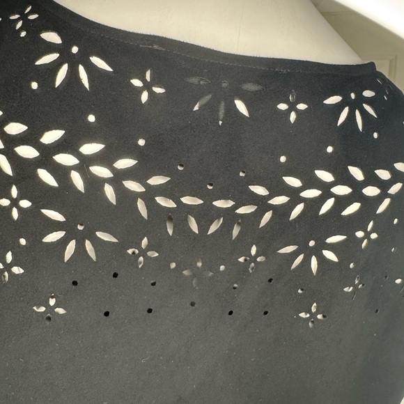 Idyllwind Black Sleeveless Fringe Top Western Style Size Medium - Picture 10 of 15